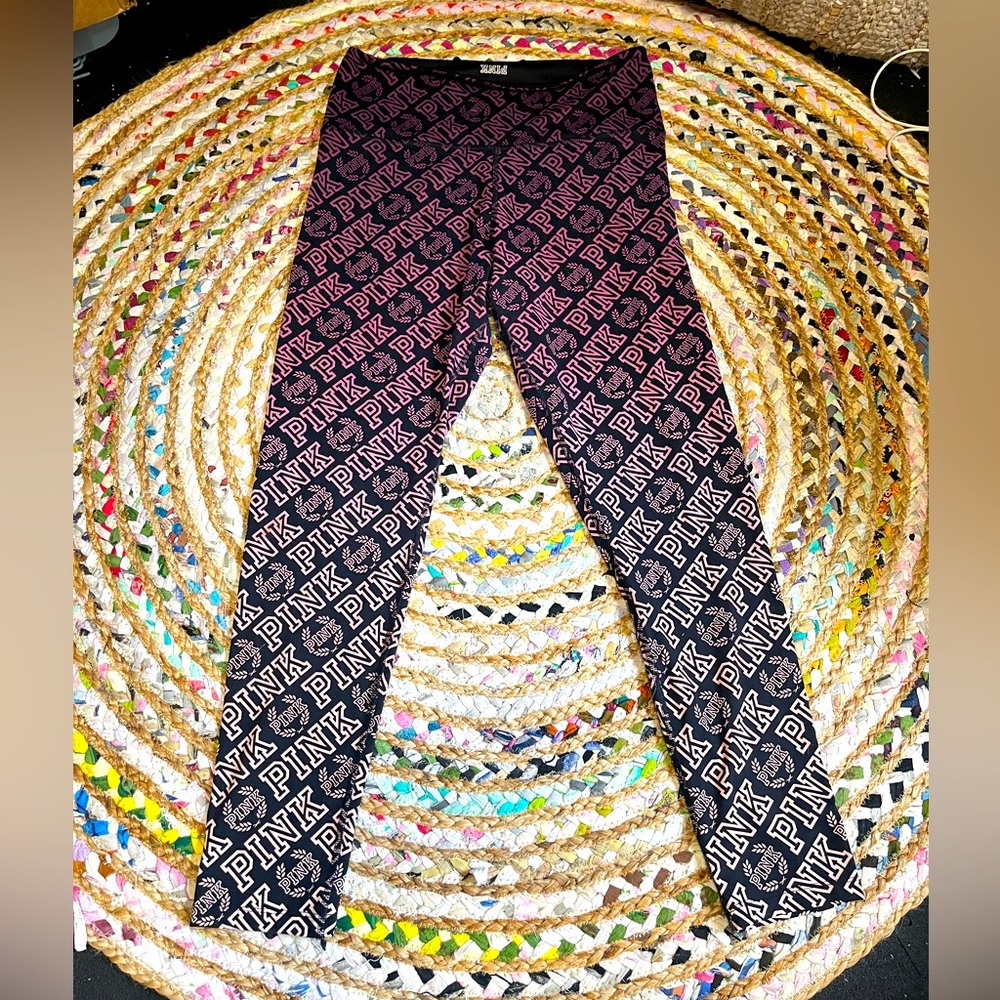 PINK yoga high wasted pants. Only work twice